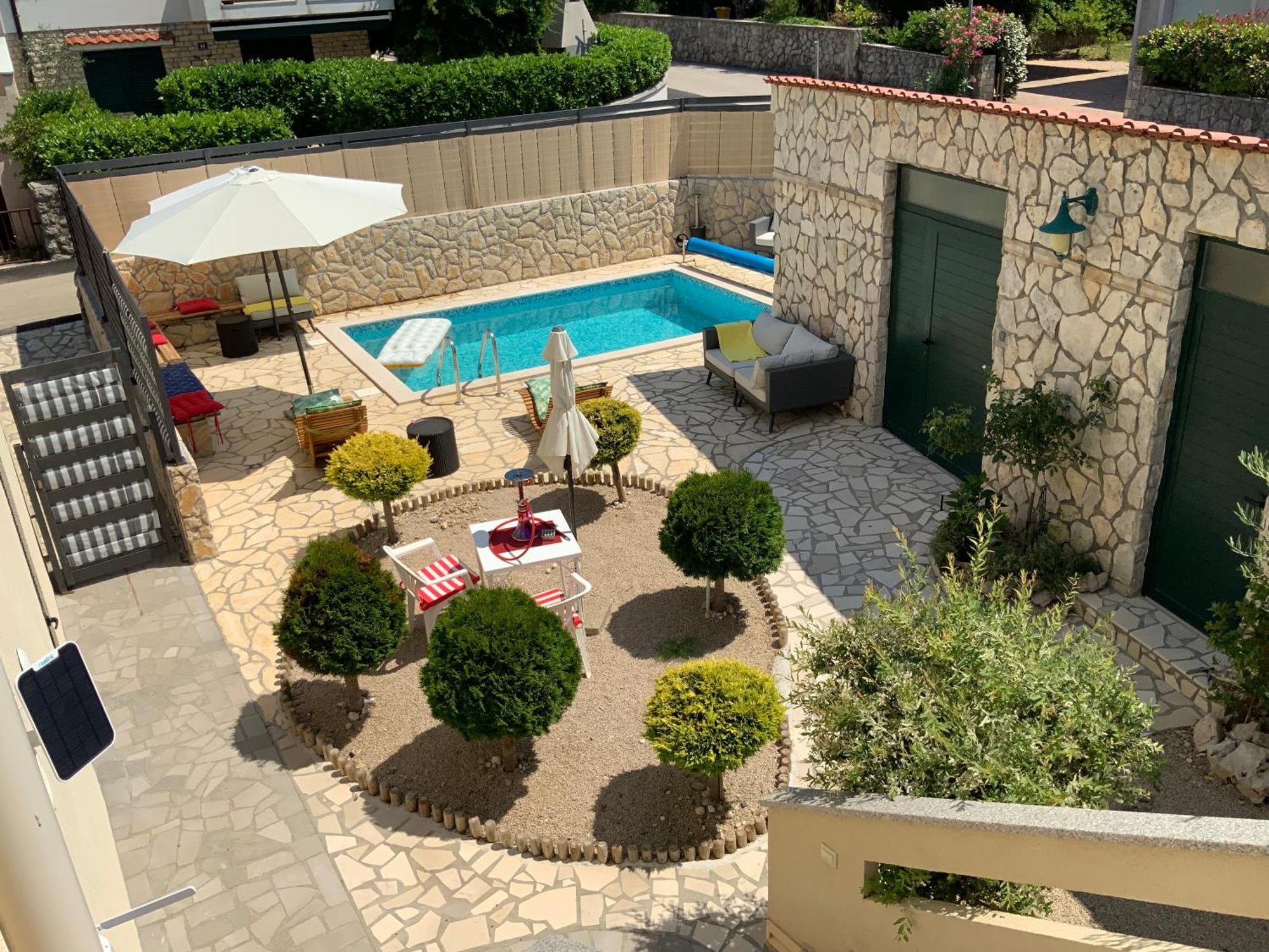 Villa Evamar, Island Krk Punat Exterior foto